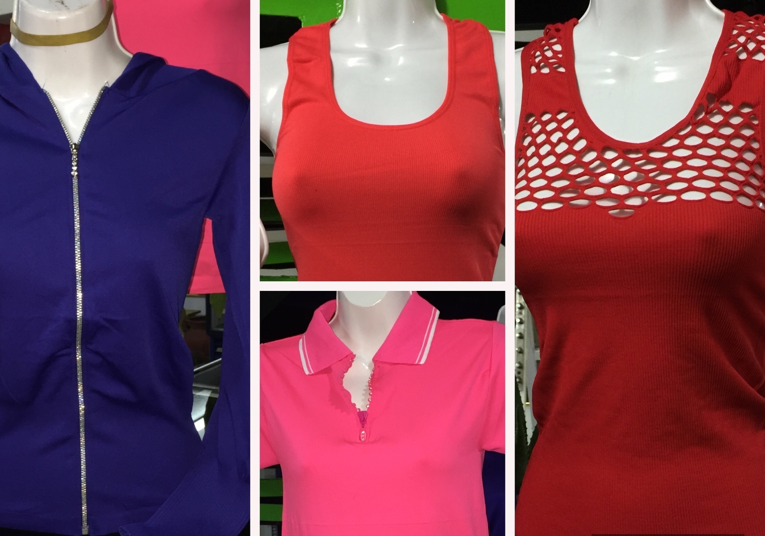 Playera y Chamarra para Dama. Unitalla, Poliéster.